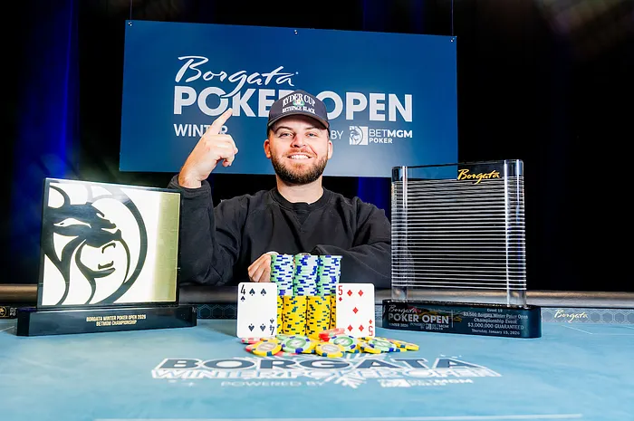 Blake Vogdes Claims Borgata Winter Poker Open Main Event Title